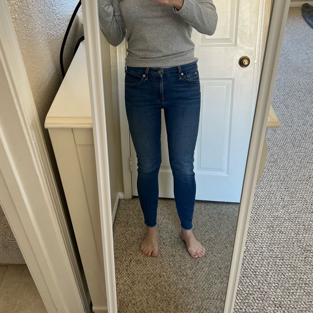 7 for All Mankind b(air) denim. The Ankle Skinny Jean size 29